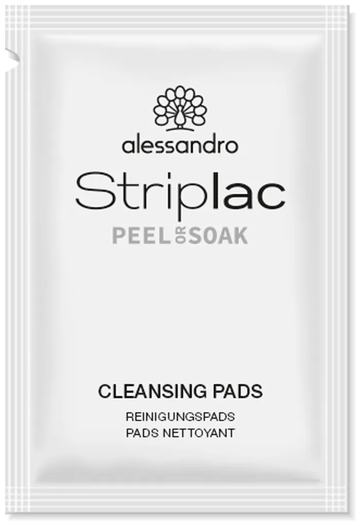 Alessandro Striplac Peel Or Soak Cleansing Pads - individually wrapped