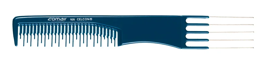 Comair Toupier and Fork Comb 105 Blue Profi-Line