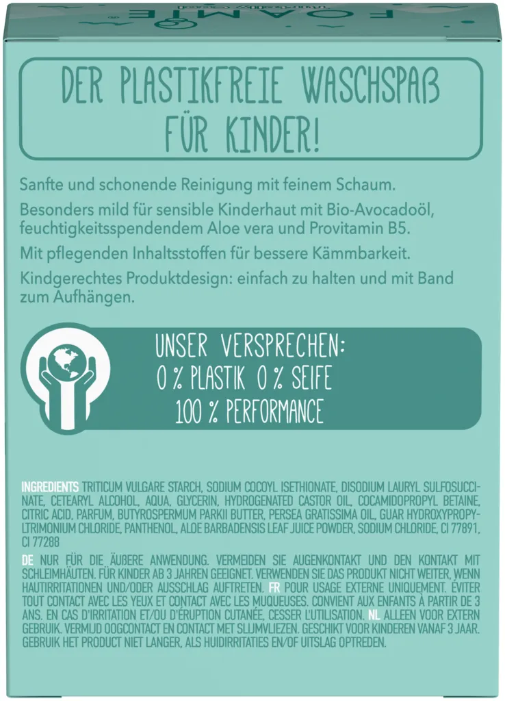 Foamie 2in1 Solid Shampoo & Shower Gel Kids