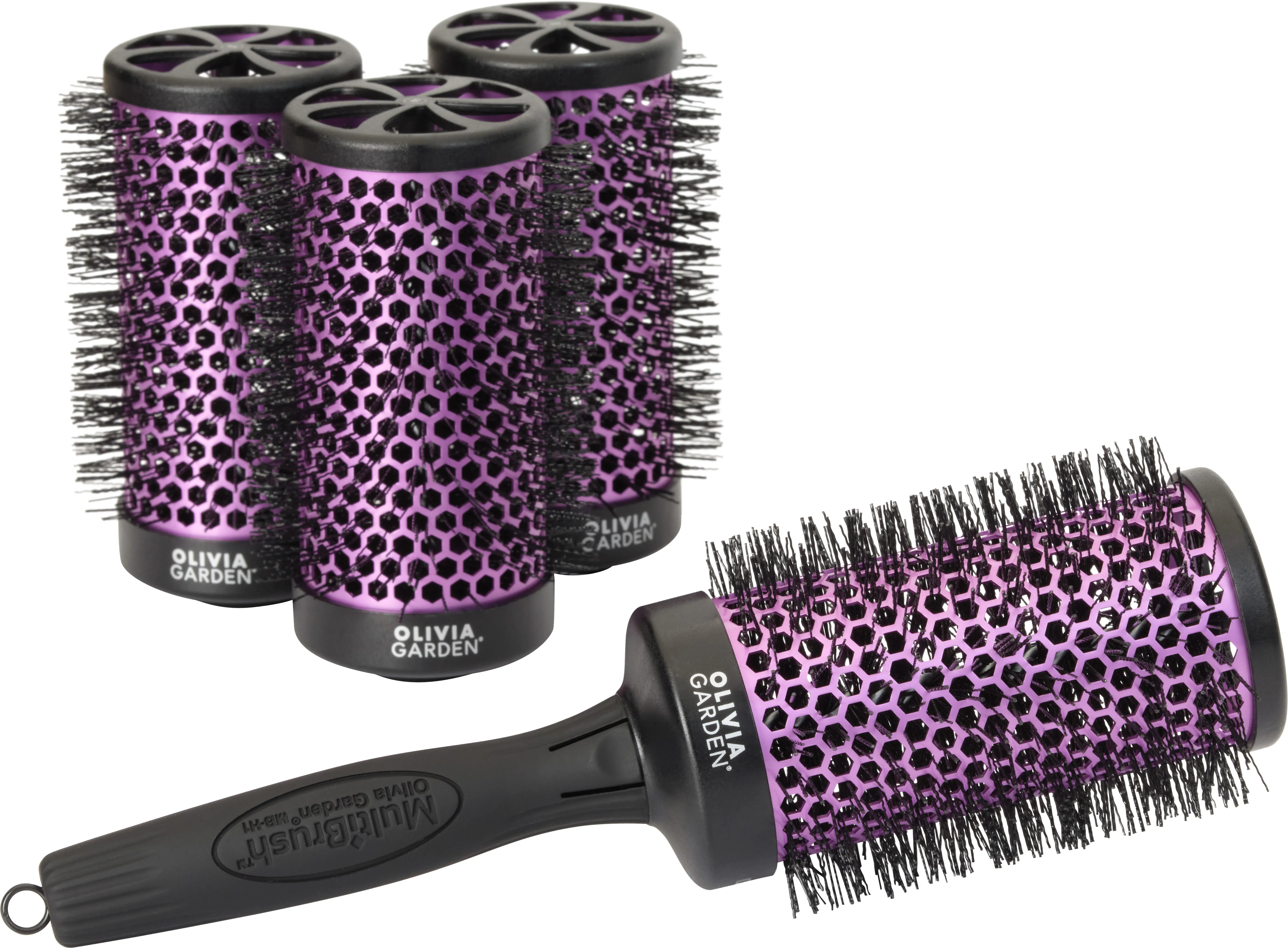 Olivia Garden Multibrush 4er Set mit Griff