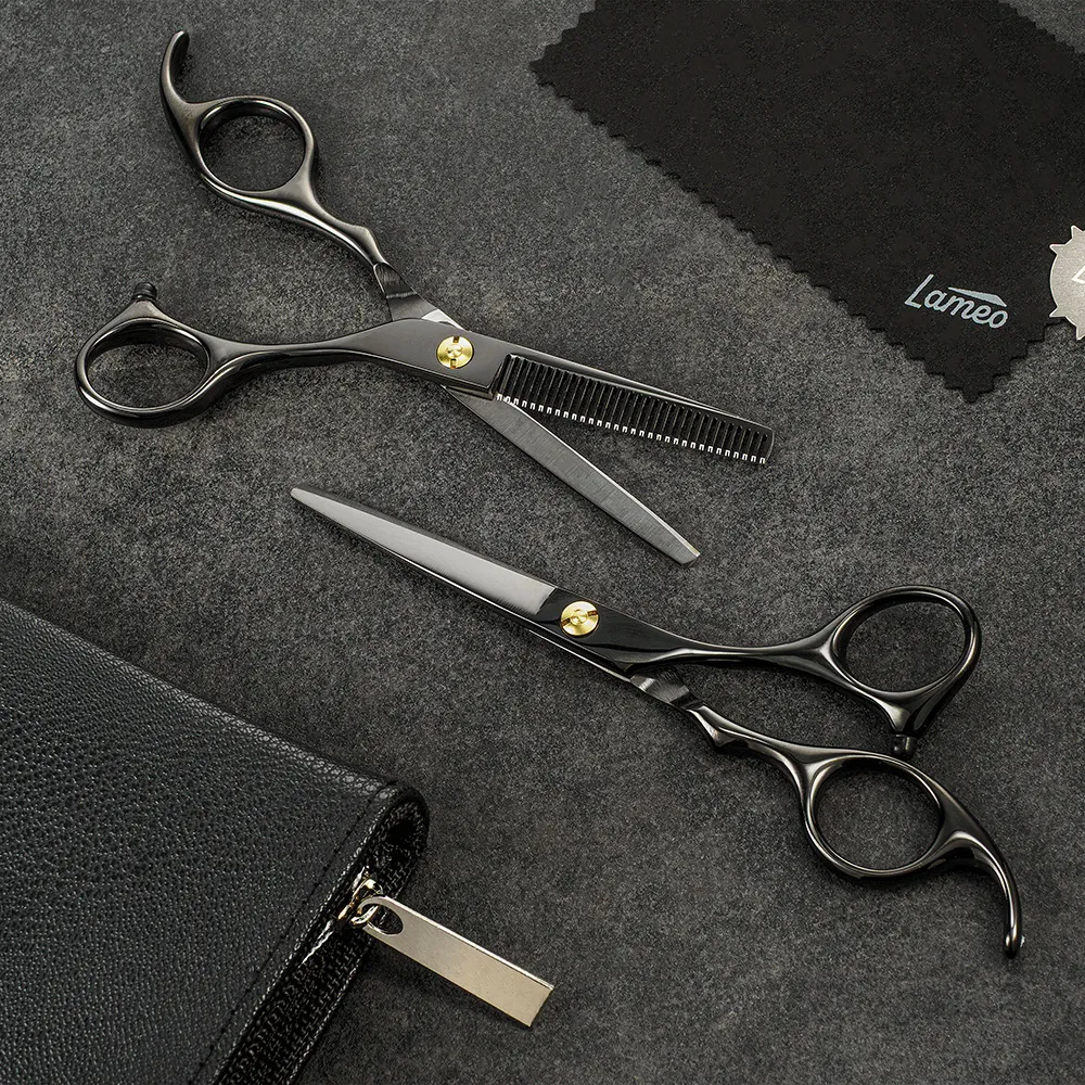 Xanitalia Lameo Stage Pro Offset Black 5.5" Scissor Set