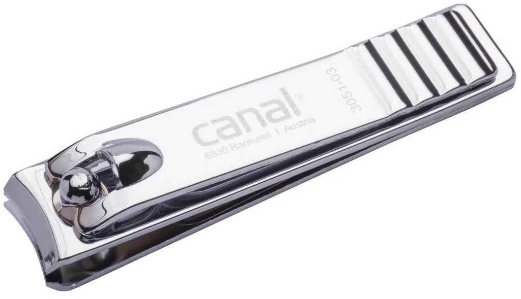 Canal Toenail Clippers Nickel-Plated