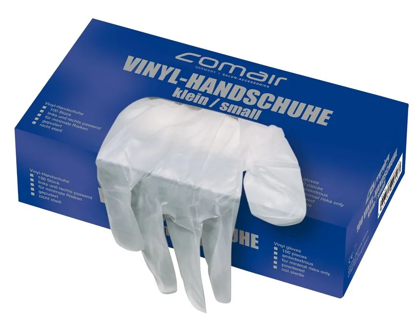 Comair Vinyl Gloves Powdered - Small