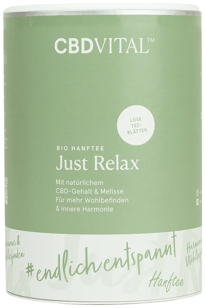 CBD VITAL Organic Hemp Tea 1.5% Just Relax