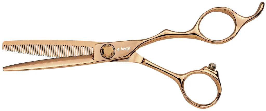 e-kwip Kuro 40 Rose Gold Thinning Scissors