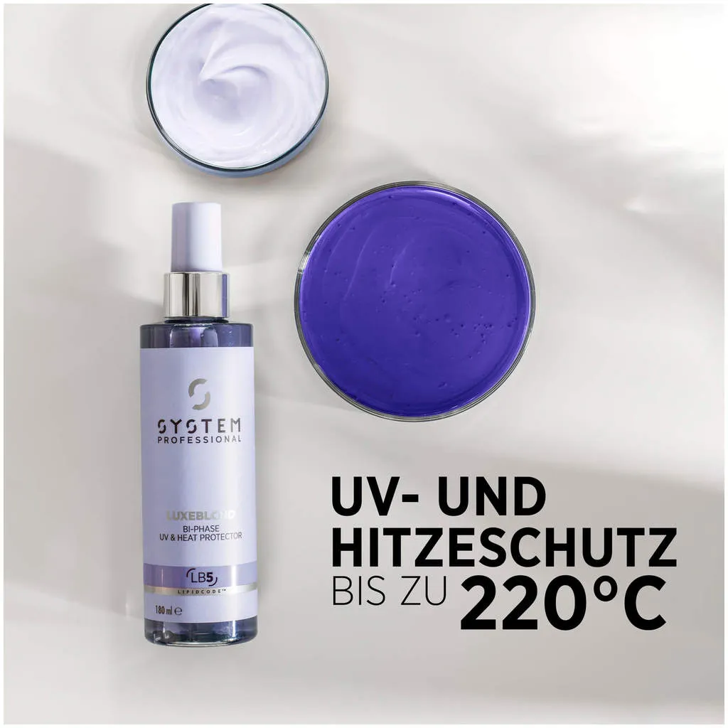 System Professional Lipid Code  LuxeBlond Bi-Phase UV & Heat Protector