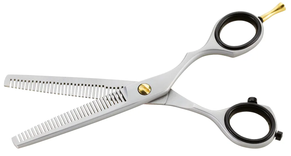 Iwasaki Easy Offset Hairdressing Scissor 5.5” Thinning Scissors With 32 Double Teeth