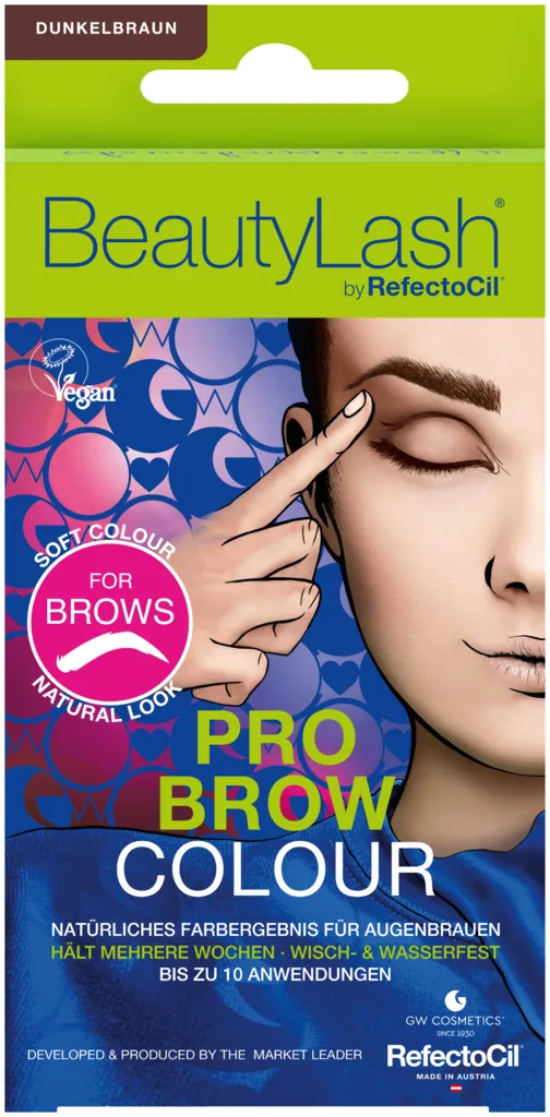 BeautyLash Power Brow Tinting Kit  - brown black