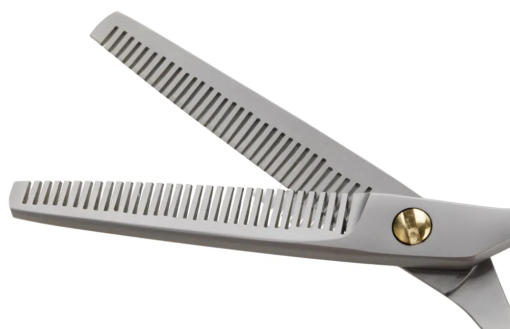 Iwasaki Easy Offset Hairdressing Scissor 5.5” Thinning Scissors With 32 Double Teeth