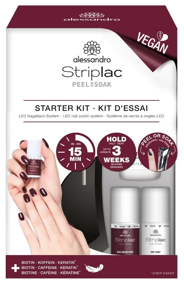 Alessandro Striplac Peel Or Soak Starter Kit