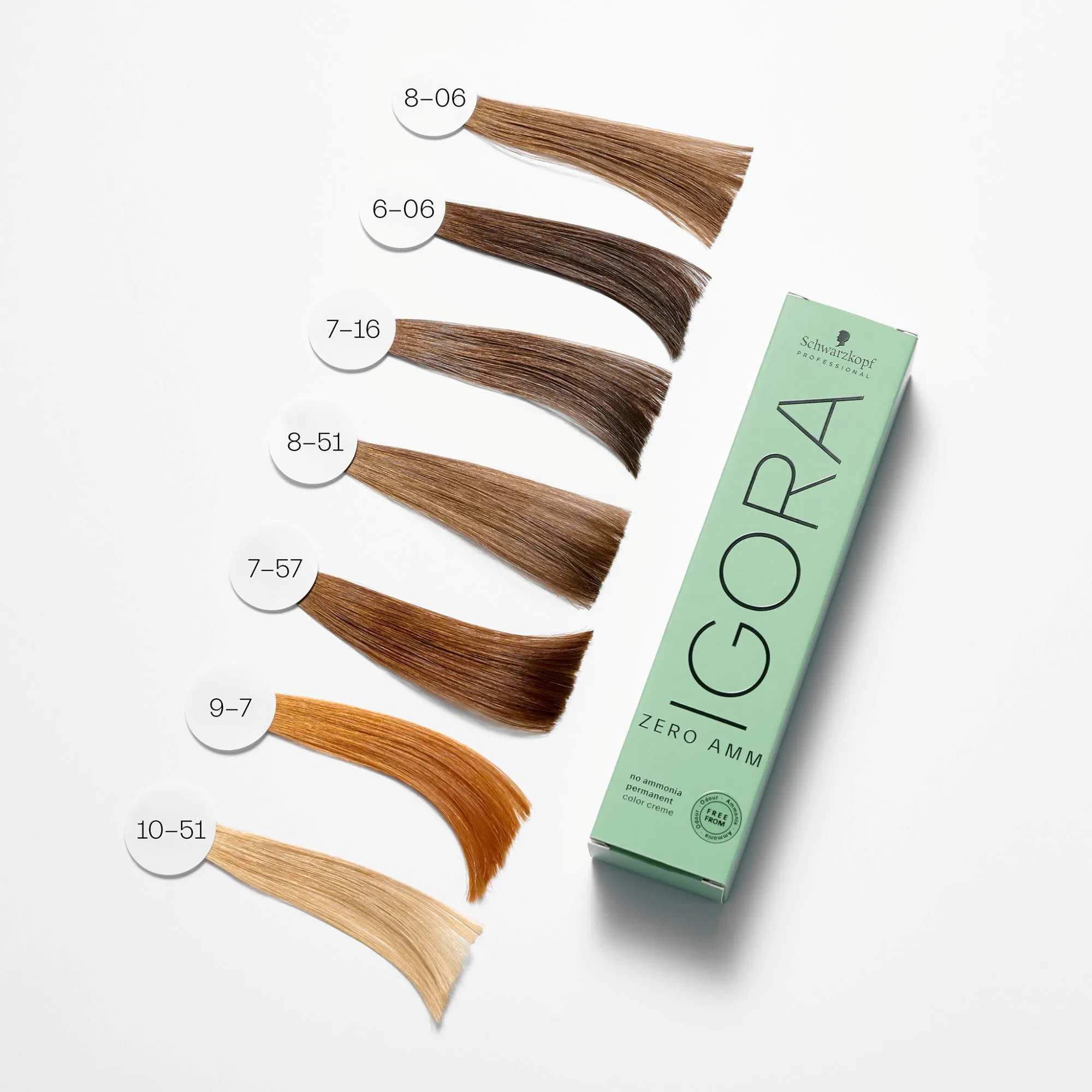 Schwarzkopf Igora Zero Amm - 4-0 medium brown natural