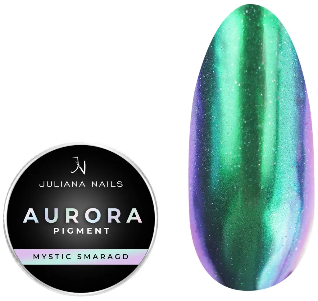 Juliana Nails Aurora Pigment - Mystic Emerald