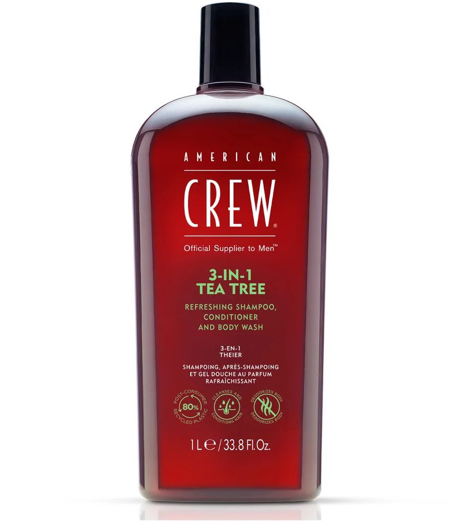 American Crew 3 in 1 Tea Tree Shampoo - 250 ml