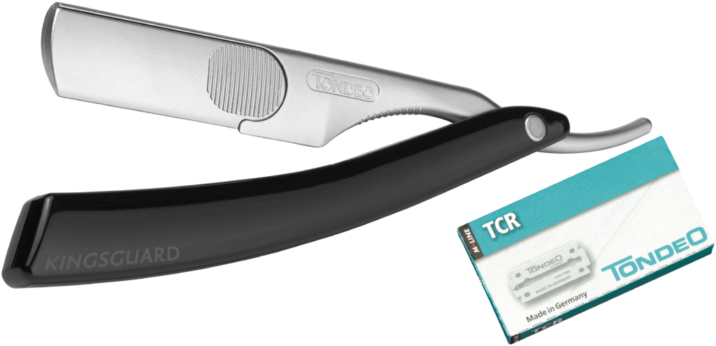 Tondeo Barbers Toolbar Kingsguard including 10 TCR blades