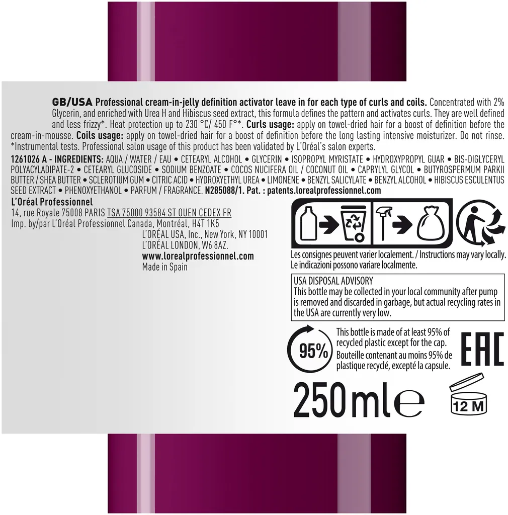 L'Oréal Serie Expert Curl Expression Cream-In-Jelly​ Definition Activator