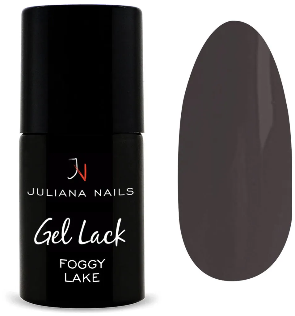 Juliana Nails Gel Polish Black & Grey Tones - Grey Black