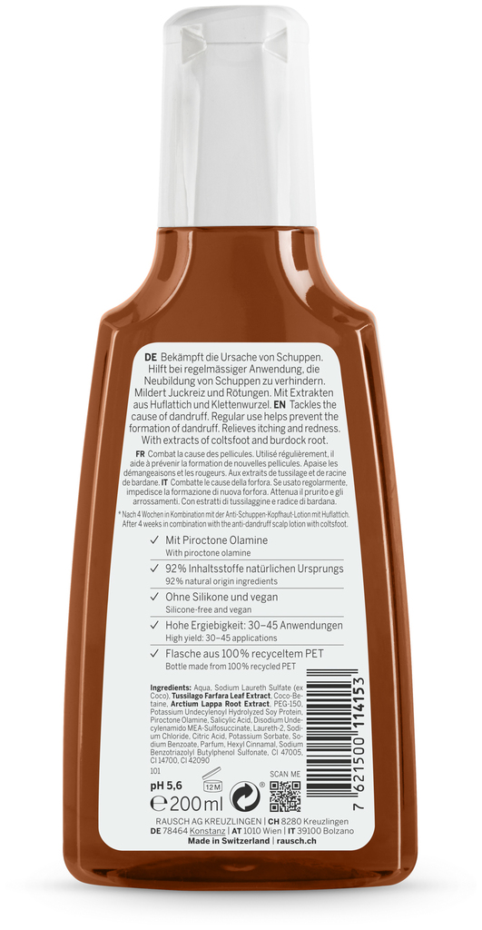 Rausch Anti-Dandruff Shampoo with Coltsfoot
