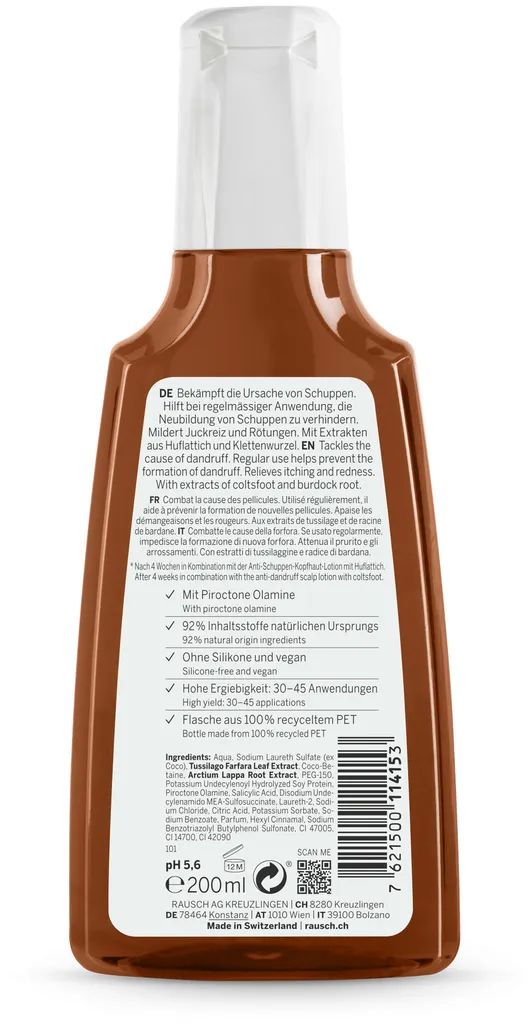 Rausch Anti-Dandruff Shampoo with Coltsfoot