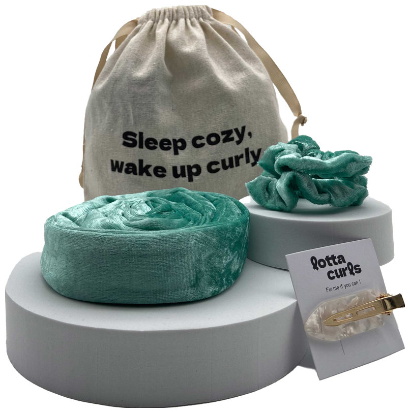 Lotta Curls Curl Band Set Smooth Turquoise