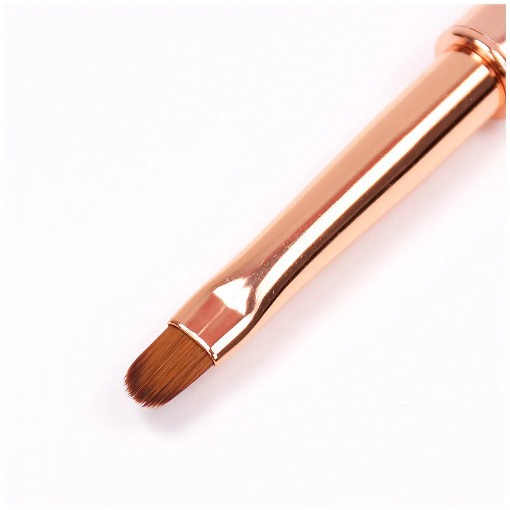 Juliana Nails Oval Gel Brush with Cap - rose gold