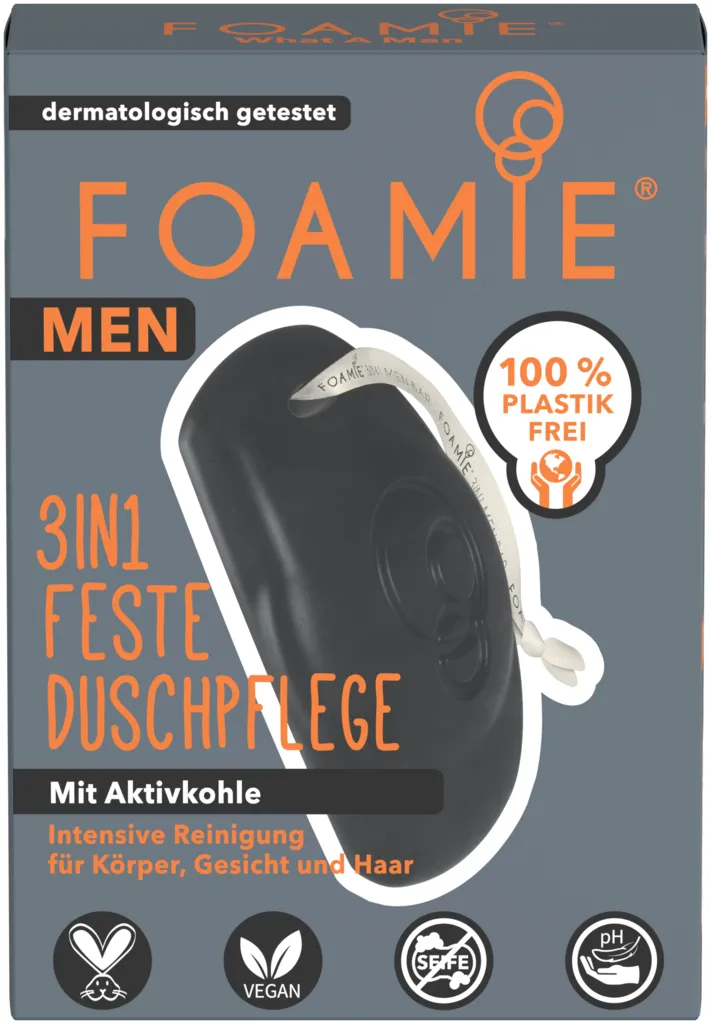 Foamie 3 in 1 Body Bar For Men - What A Man