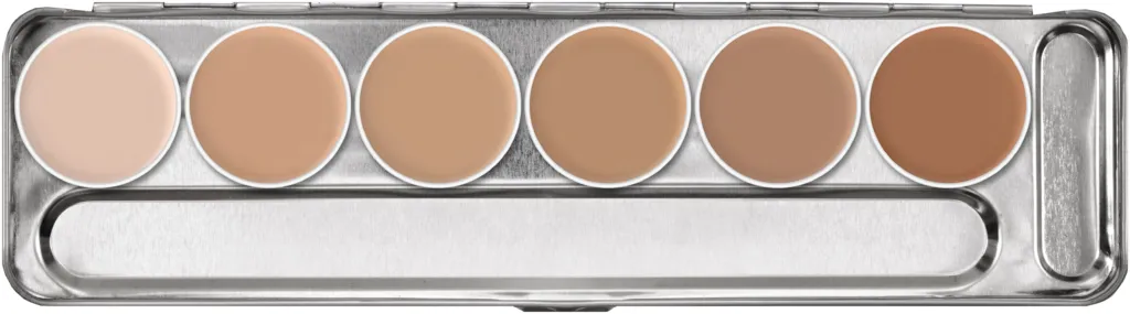 Kryolan Supracolor Palette 6 Farben