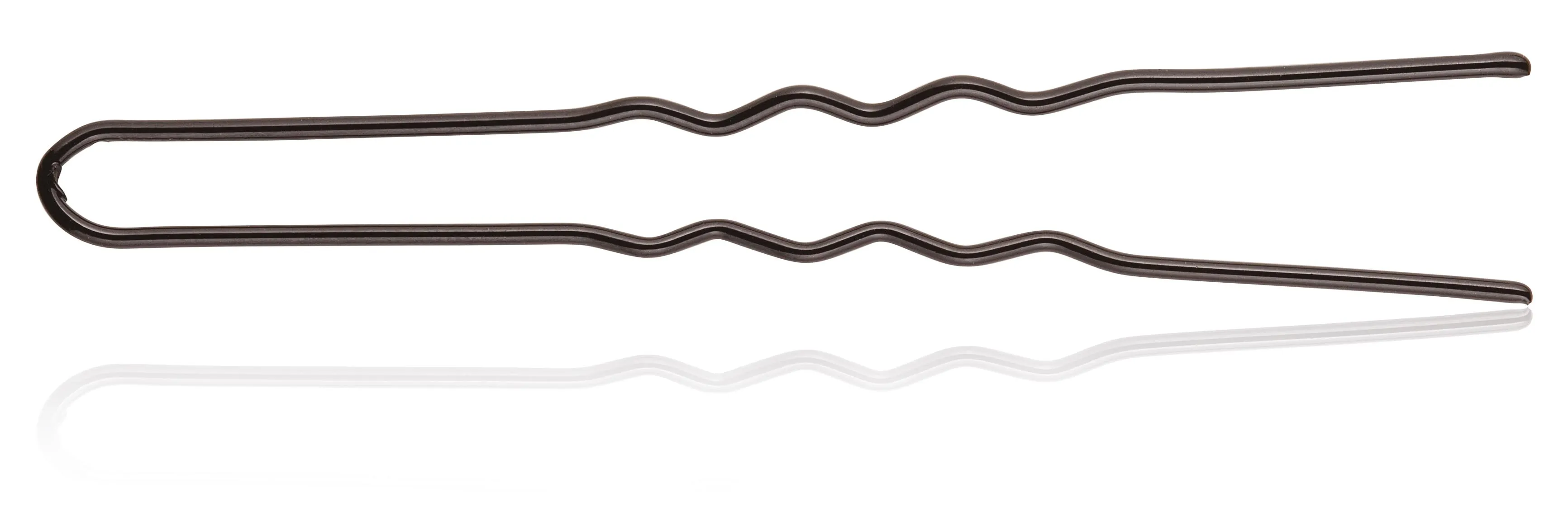 Record Tecno Hair Pins Corrugated Black Cm 7,5 Box 250 G