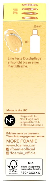 Foamie 2in1 Solid Shampoo and Shower Gel Vanilla & Almond Milk