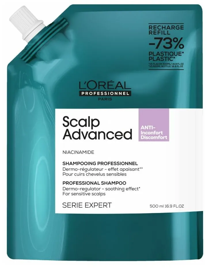 L'Oréal Série Expert Scalp Advanced Anti-Discomfort Dermo-Regulator Refill Shampoo 500ml