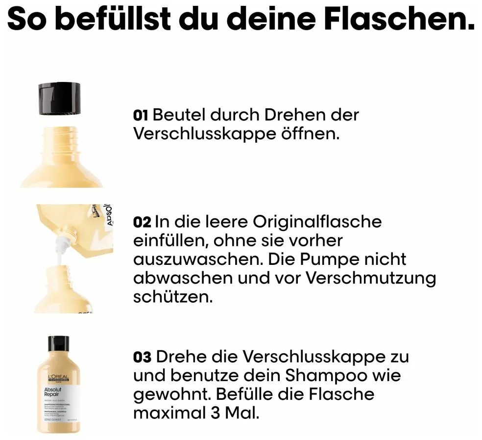 L'Oréal Série Expert Absolut Repair Refill Shampoo