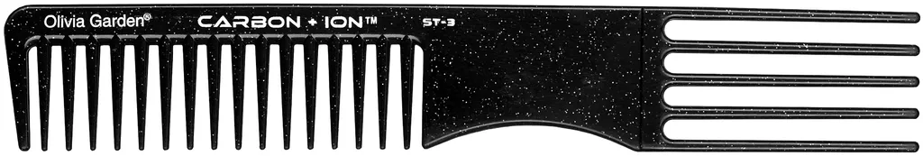 Olivia Garden Comb ST-3 Carbon + Ion Toupier Comb 20 cm