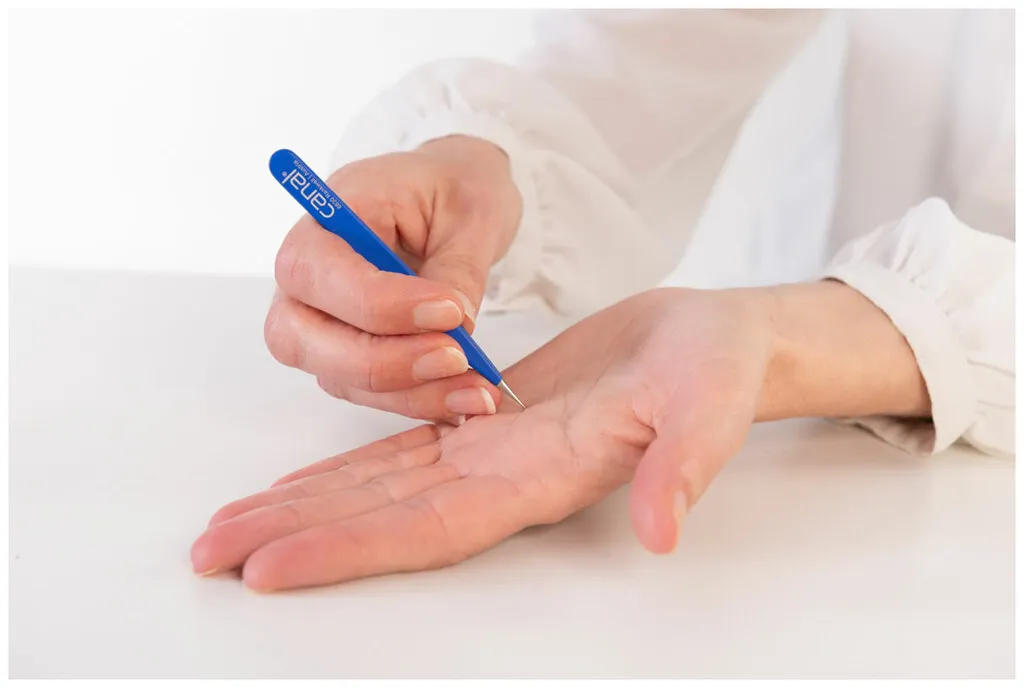 Canal Splinter Tweezers 9cm - satin