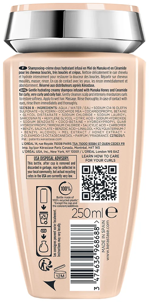 Kérastase Curl Manifesto Bain Hydratation Douceur