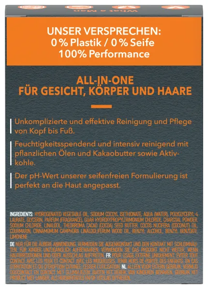 Foamie 3 in 1 Body Bar For Men - What A Man