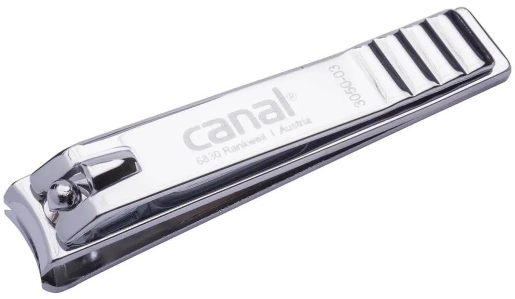 Canal Toenail Clippers Nickel-Plated