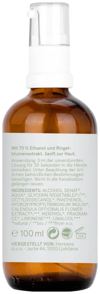 CBD VITAL Natural Hand Sanitiser