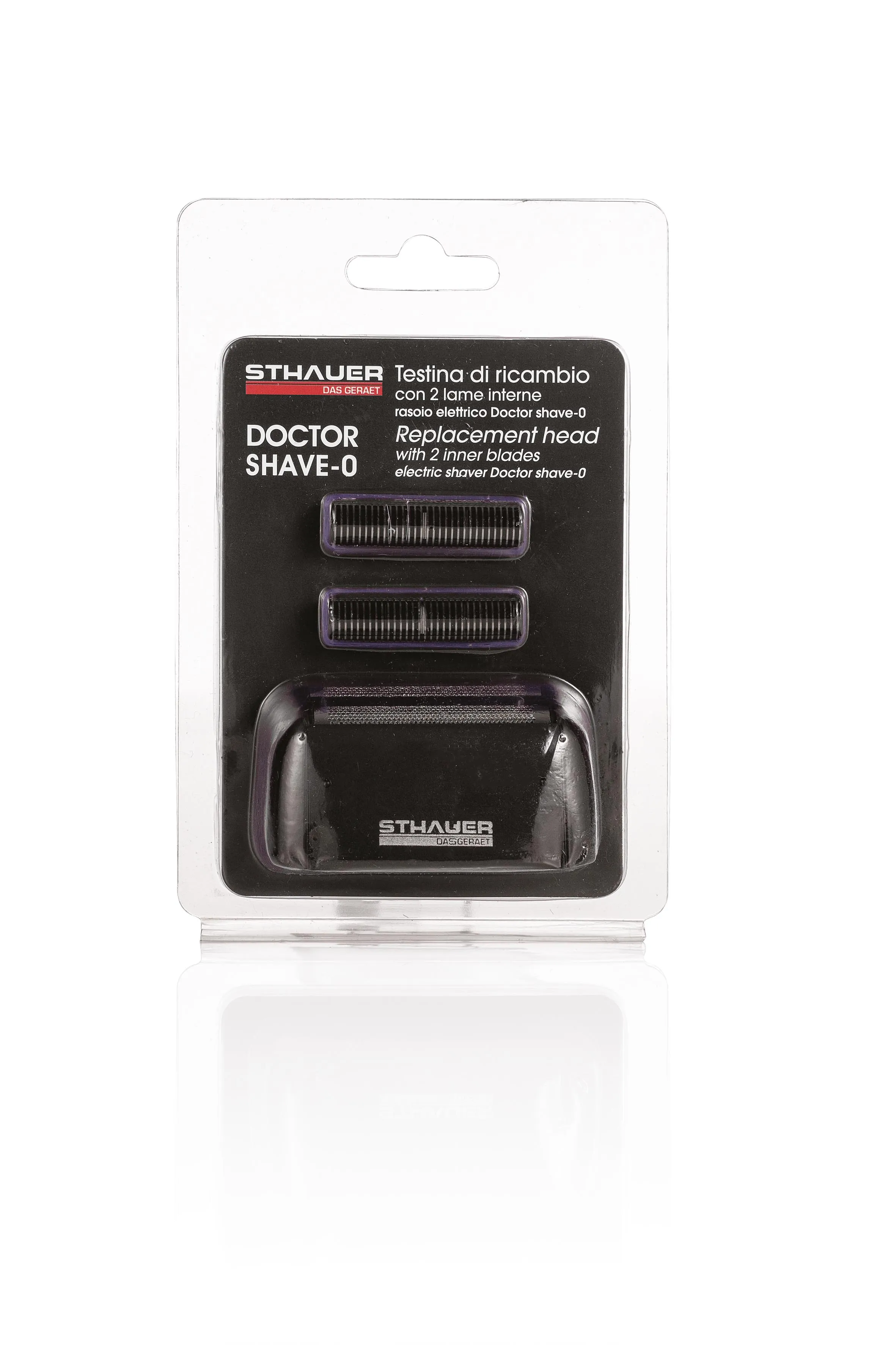 Replacement Head With 2 Internal Blades For Electric Shaver Model Doctor Shave-0