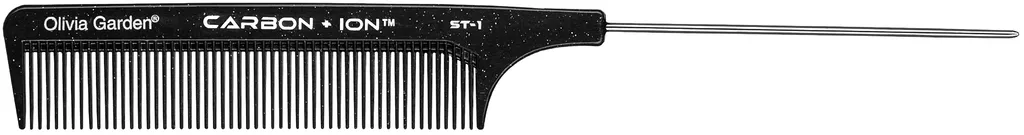 Olivia Garden Comb ST-1 Carbon + Ion Needle Comb 20.5 cm
