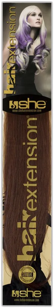 SHE Bonding Extensions Light Brown Mahogany Colour 33