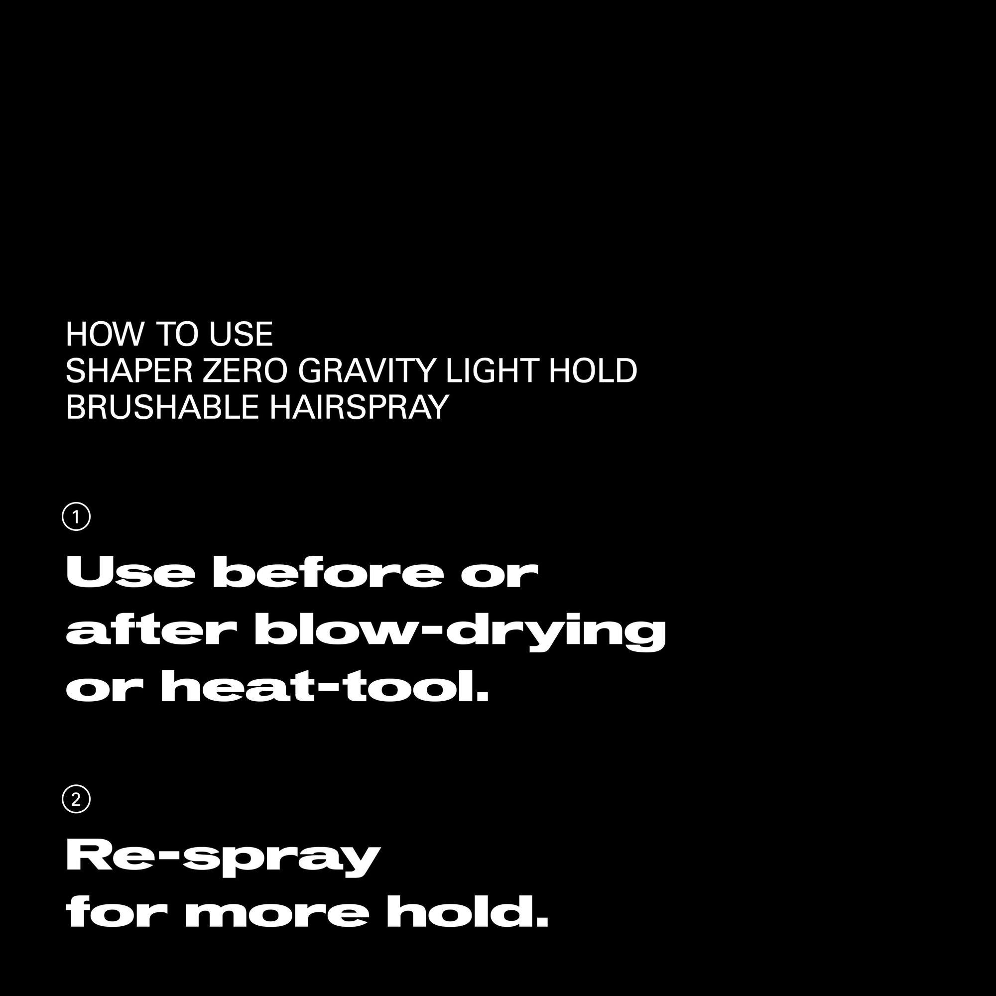 Sebastian Shaper Zero Gravity Light Hold Hairspray