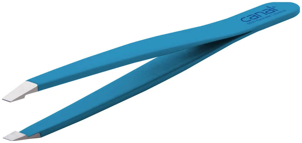 Canal Straight Tweezers, 9 cm  - satin