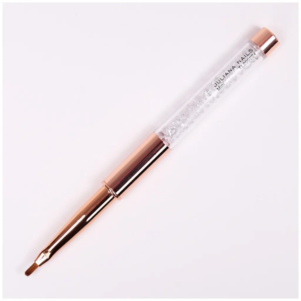 Juliana Nails Mini Gel Brush with Cap - rose gold