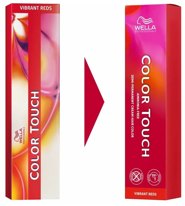 Wella Color Touch Vibrant Reds 60ml - 5/4 light brown red