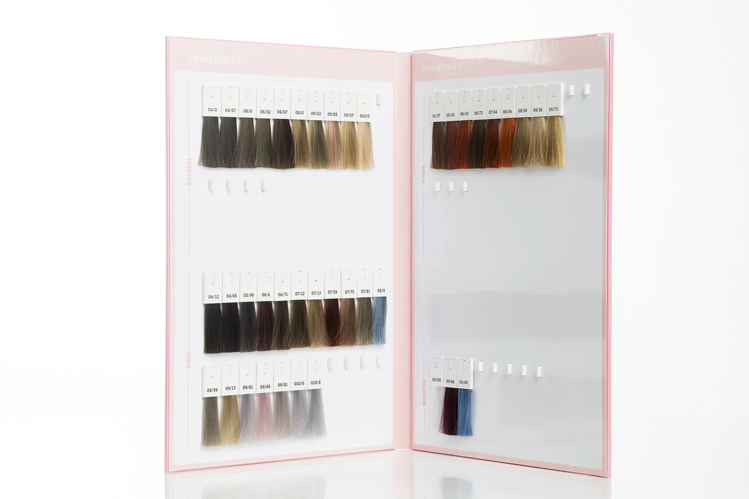 Wella Shinefinity color chart