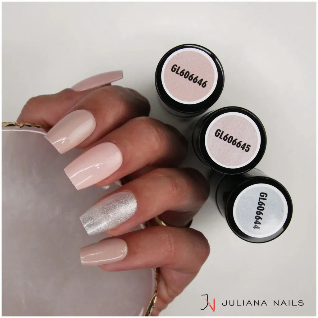 Juliana Nails Gel Polish Glitter & Effects - Glitter Silver
