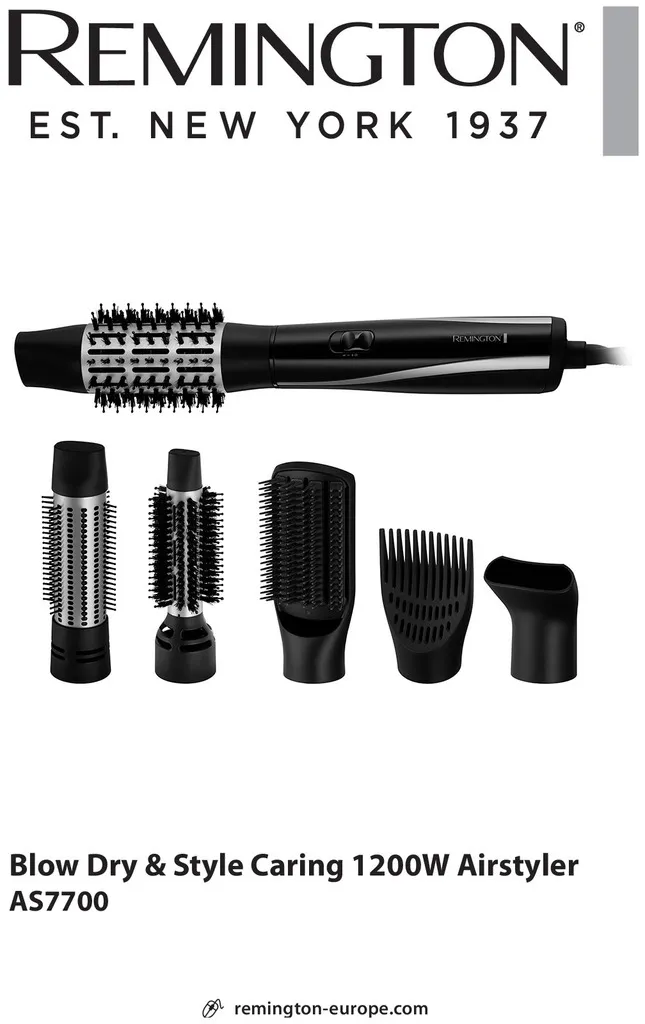 Remington Blow Dry & Style Caring 1000W Rotating Airstyler AS7580