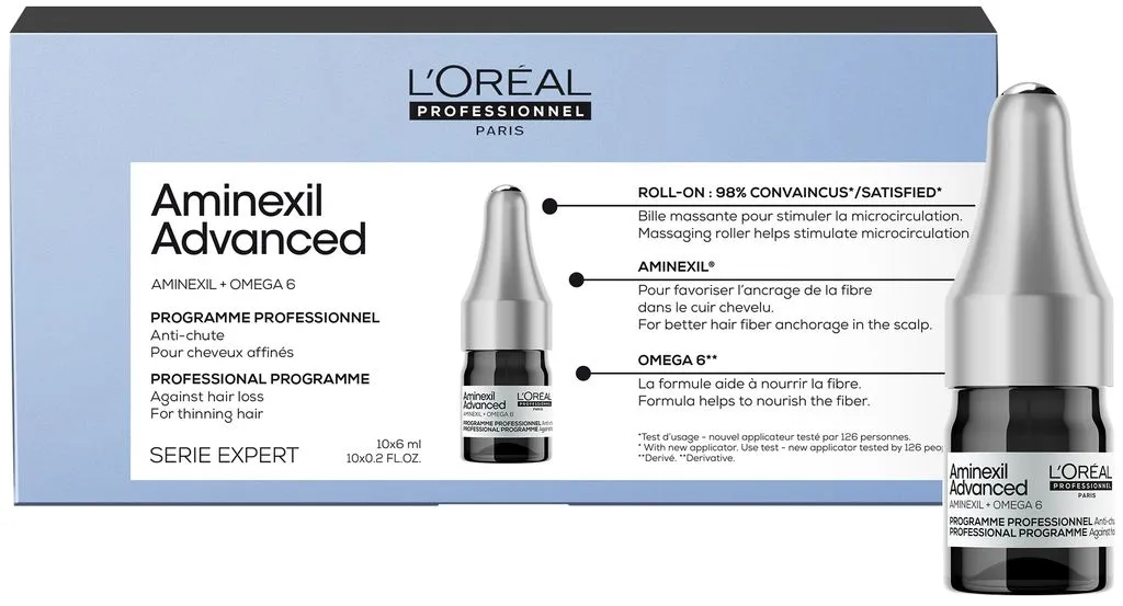 L'Oréal Aminexil Advanced Roll-On - 10 vials