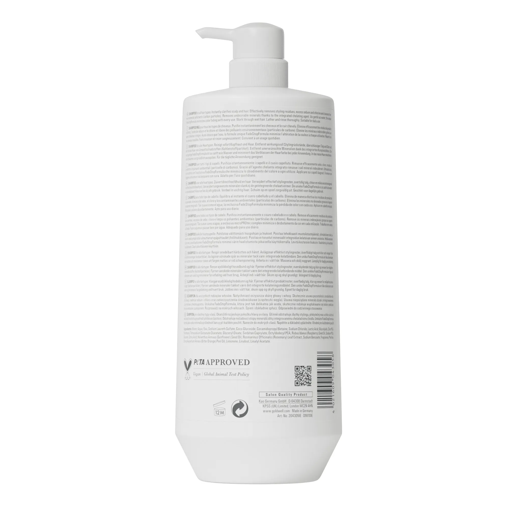 Goldwell DS SCALP SPECIALIST Deep Cleanse Shampoo