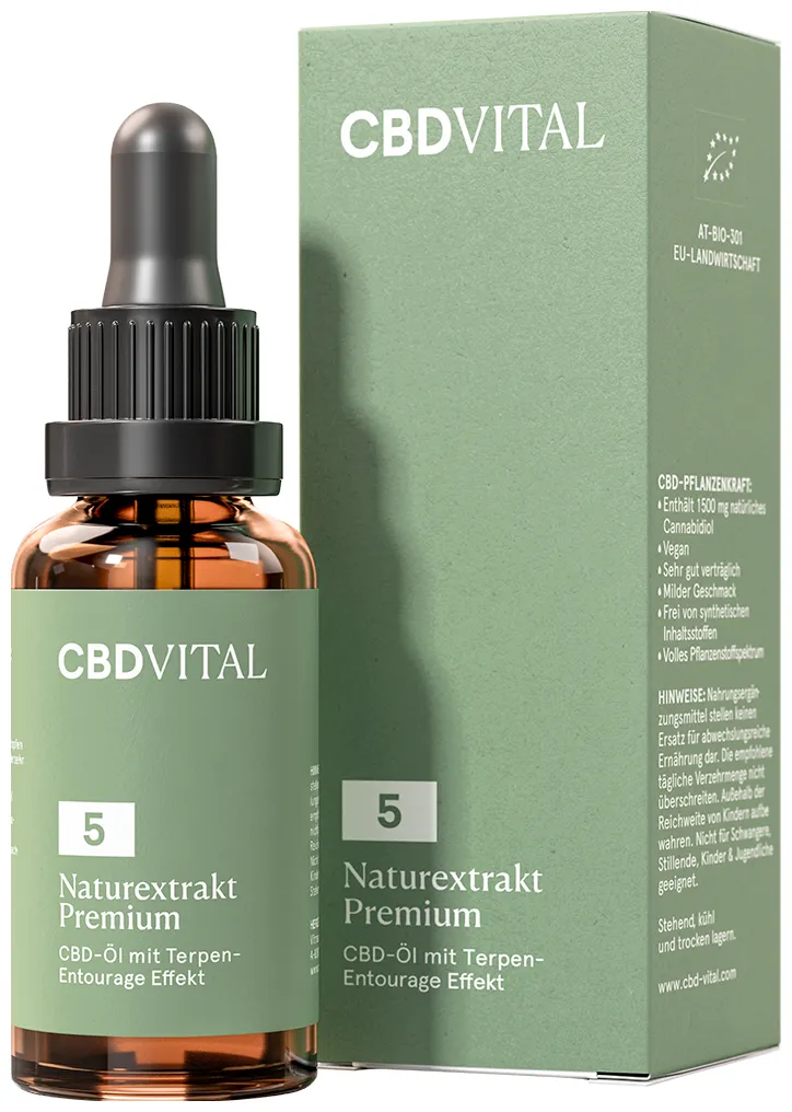 CBD VITAL Natural Extract PREMIUM CBD Oil 5% - 10 ml