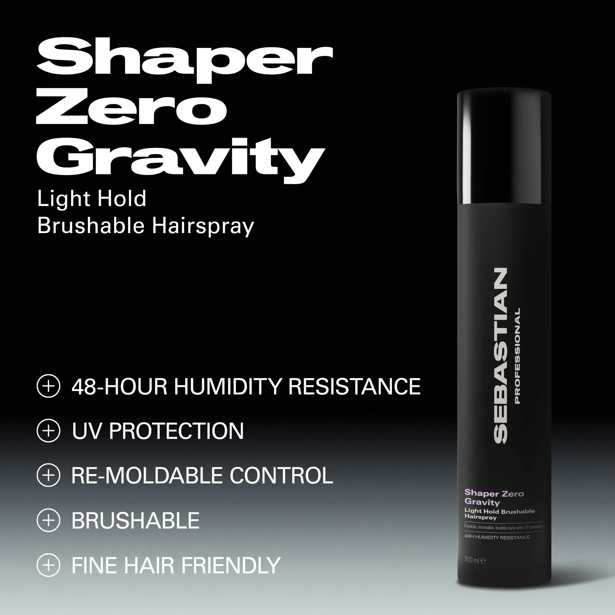 Sebastian Shaper Zero Gravity Light Hold Hairspray | bellaffair.com